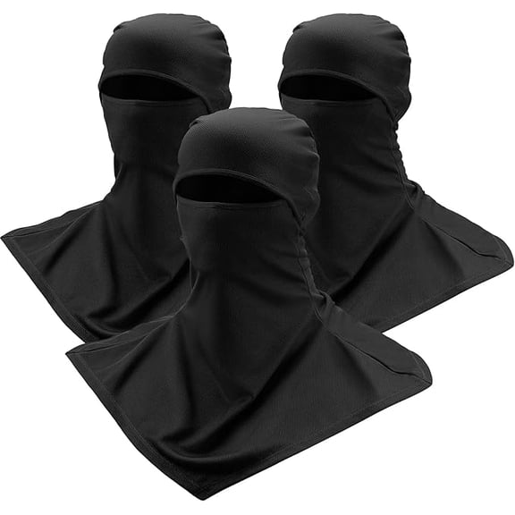 3 Piece Balaclava Face Cover Neck Cover Summer Sun Protection Balaclava for Men Women Outdoor Sports UV Protector