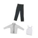 thumbnail image 1 of Conjunto de camisa y jeans para figura de acción de 6 pulgadas, ropa, regalos para niños y adultos. negro, 1 of 9