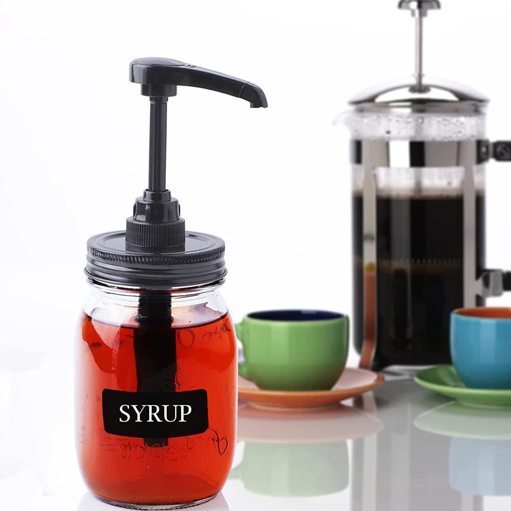Syrup & Sauce Honey Dispenser Pump Lids For Regular Mouth Mason Jar V9W2 M0N9