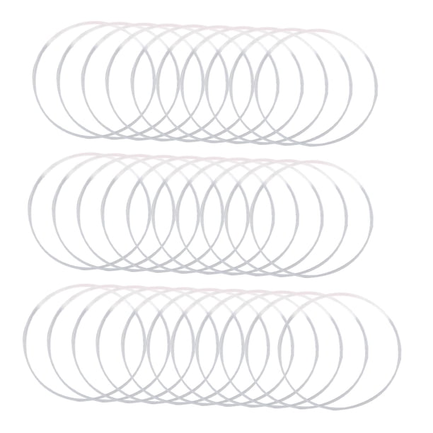 Kit de juntas tóricas para relojes, arandelas de sellado impermeables, junta blanca para herramienta de reparación de relojes 31 piezas 25-40 mm