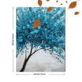 thumbnail image 3 of QISVANSET Blue Blossom Tree Canvas Wall Art 15.75x11.81 Inches, 3 of 5