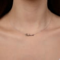 thumbnail image 4 of Bling Jewelry Womens Sideways Station Script Word Believe Pendant Necklace .925 Sterling Silver 16", 4 of 4