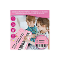 thumbnail image 3 of Piano 61 Teclas Electrónico Con Micrófono Para Niños Rosa, 3 of 4