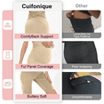 thumbnail image 4 of Women's Over Belly Maternity Shorts - High Waisted Yoga Lounge with Pocket(XL, Nude), 4 of 8