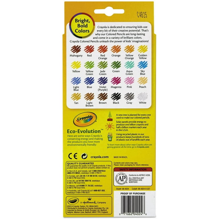 Crayola 3.3 mm Multicultural Colored Woodcase Pencils (8/Set )