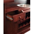 thumbnail image 4 of Coaster Company Traditional Bar Cabinets with Wine Rack, Cherry, 4 of 9