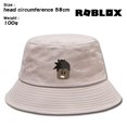 thumbnail image 1 of Sombrero de pescador de mundo Virtual, gorra de lavabo ROBLOX, protector solar al aire libre, visera solar, animación de dibujos animados impresa, sombrero informal, hombres y mujeres, 1 of 4