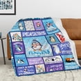 thumbnail image 6 of Yibo Cute Penguin Gifts for Women Girls Boys Blanket Flannel Soft and Comfortable Anti-static Bed Sofa Blanket, 6 of 9