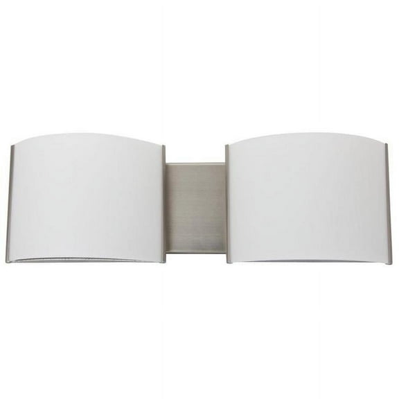 Miseno FLVL1012LEDBN 19W LED Vanity Light, Brushed Nickel