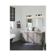 thumbnail image 2 of Ambrose Collection Three-Light Farmhouse Matte Black Clear Glass Bath Vanity Light, 2 of 7