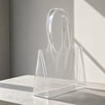 thumbnail image 3 of Clear Gray Jelly Tote Bag, Glossy Transparent PVC Shoulder Handbag, Large Capacity Shopping Bag for Women, 3 of 6