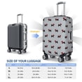 thumbnail image 3 of Cauagu Polka Dot Christmas Dog Print Travel Luggage Cover,Travel Dust-proof Suitcase Cover Softside Suitcase Protector for 18-32inch,Not Included Suitcase, 3 of 8