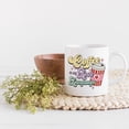 thumbnail image 2 of Coffee Is My Love Language, Retro Cup with Heart Art Merch Gift, White 11oz Ceramic Mug, 2 of 5