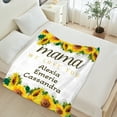 thumbnail image 3 of Personalized Mother's Day Blanket Gifts for Mom, Custom Blanket with Name, Custom Mother Throw Blanket,30"x 40", 3 of 4