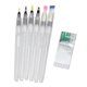 thumbnail image 1 of 1 Set 6pcs Water Storage Paint Brush Watercolor Brush Pens Water Soluble Color Lead Three Pointed Heads Three Flat Heads (Colorful), 1 of 3