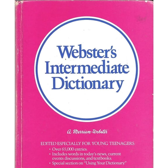Pre-Owned Webster's Intermediate Dictionary (Hardcover) 0877793794 9780877793793