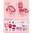 thumbnail image 2 of RKSTN Play House Toy Suitcase Tableware Makeup Box Role-Playing Doctor Color Clay Diy Drawing Board Play House 7083 Makeup Models, 2 of 3