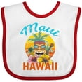 thumbnail image 3 of Inktastic Maui Hawaii Vacation Tiki Boys or Girls Baby Bib, 3 of 4