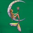 thumbnail image 3 of CafePress - Mermaid Moon Fantasy Art T Shirt - Women's Traditional Fit Dark T-Shirt, 3 of 4