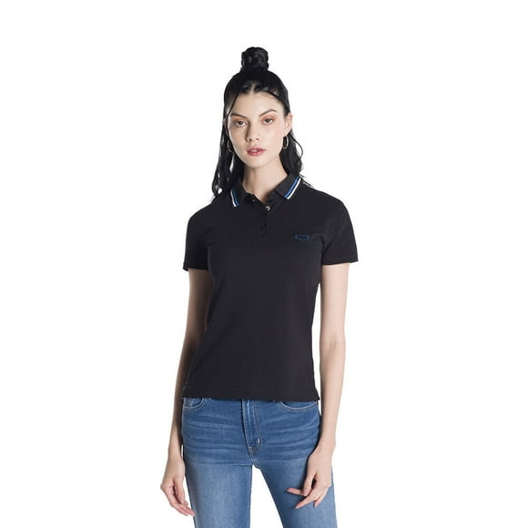 Polo Moda Oggi Mujer Corte Slim Fit Negra OGGI JEANS PLPOLOSTDAMANEGR