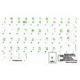 thumbnail image 2 of Hebrew Keyboard Sticker Label Transparent Green Letters Online-Welcome, 2 of 5