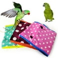 thumbnail image 3 of SPRING PARK Bird Warm Soft Dot Print Plush Hanging Nest Snuggle Hut Parrot Hanging Cave Tent Parakeet Lovebird Warm Bed, 3 of 7