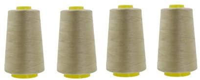 Mandala Crafts All Purpose Sewing Thread from Polyester for Serger, Overlock, Quilting, Sewing Machine