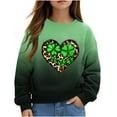 thumbnail image 2 of Oxodoi Girls' and Toddler Embroidered Graphic Long Sleeve T-Shirts, 2 of 5