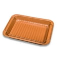 thumbnail image 3 of Roasting Pan with Grid Rack Set Non-Stick Rectangular Dish Cake Bread Baking Mold DIY BBQ Bakeware, 3 of 10