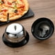 thumbnail image 3 of de 2 campanas de mesa, campana de mostrador, plateada, para cocina, recepción, hotel, restaurante, medidas 8cm+10cm, 3 of 5
