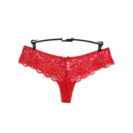 

Pudcoco Women Lace Lingerie G-string Briefs Underwear Panties T string Thongs