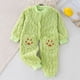 thumbnail image 1 of Cowsor Onepiece Romper Baby Boy Girl Newborn Zip Up Plush Outfit Long Sleeve Set, 1 of 7