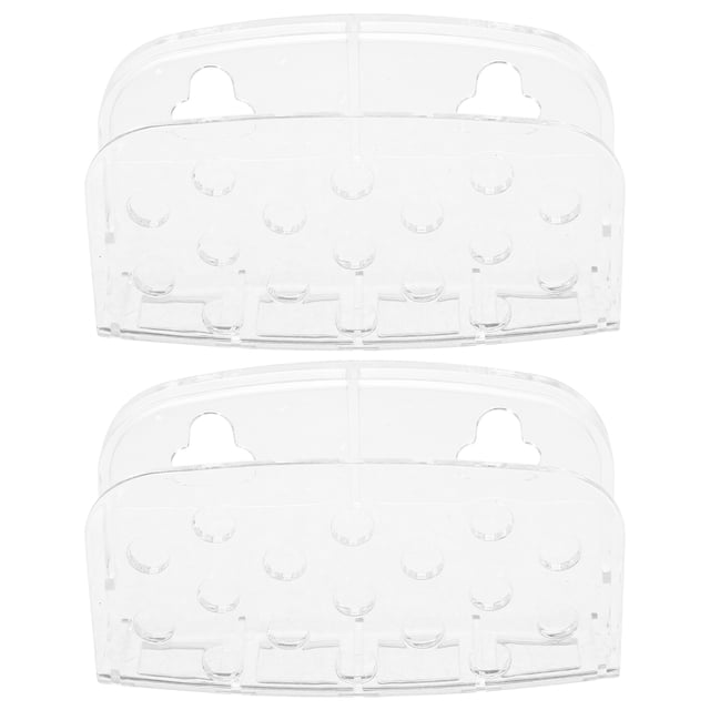 2 soportes para esponjas de cocina con ventosa para fregadero, organizador para fregadero.