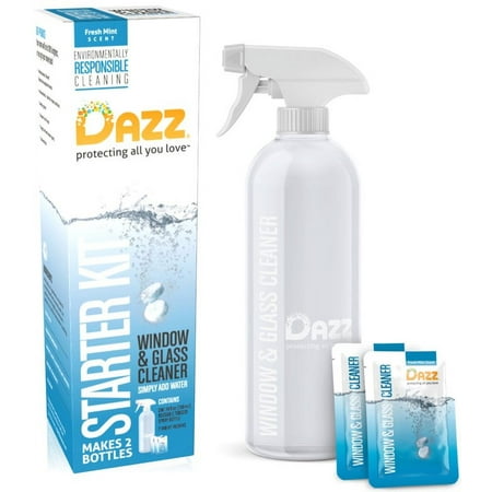 Dazz Cleaners - Cleaner Glass Starter Kit - Case Of 6-1 Count