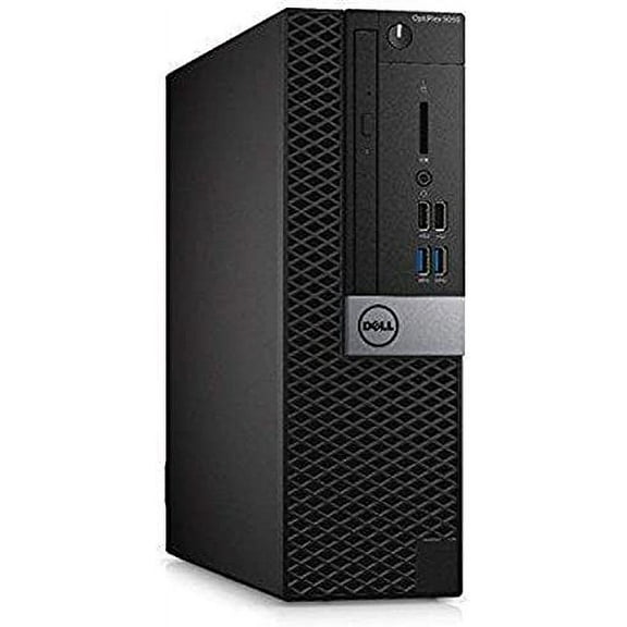 Pre-Owned Dell OptiPlex 5050 Small Form Factor Desktop, Intel Core i5-6500, 16GB DDR4 RAM, 512GB SSD, Windows 10 Pro Black