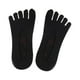 thumbnail image 2 of Calcetines Zulema de cinco dedos invisibles para hombres y mujeres negro, 2 of 8