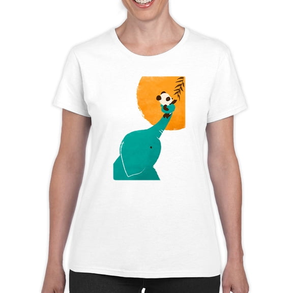 Image Conscious Helping Trunks T-Shirt Womens -Jay Fleck Designs, Female Regular Fit