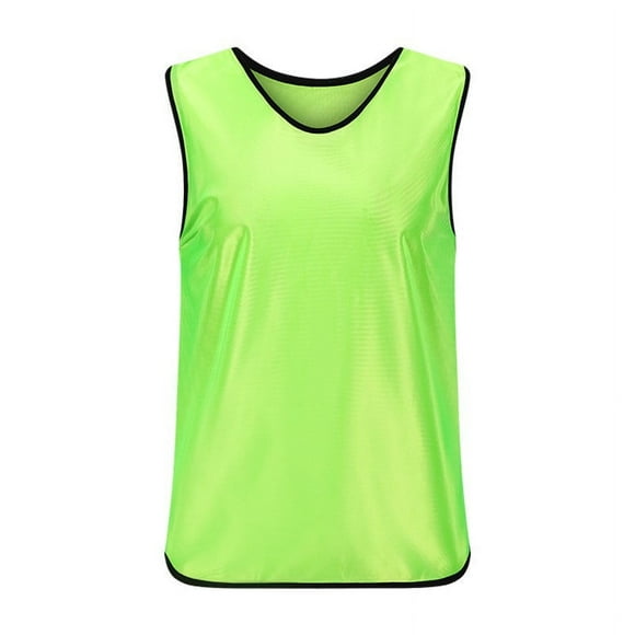 GLFILL Quick Drying Football Vest Jerseys Team Sports Football Vest Soccer Rugby Team Jerseys Training Numbered Bibs Practice Sports green