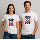 thumbnail image 2 of Playera Blanca Camiseta Unisex Estampada Schnauzer, 2 of 6