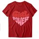 thumbnail image 2 of Fiudx Ofertas y Liquidaciones Blusa de Manga Corta con Estampado de Moda para Mujer, Divertida Camiseta con Cuello Redondo, 2 of 3