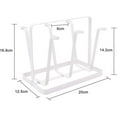 thumbnail image 2 of Metal 6 Cup Holder Drink Holder, Kitchen Stainless Steel Cup Holder, Mug Dryer For Glasses, Kitchen Draining Rack, Coffee Mug Drying Rack (black), 2 of 4