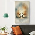 thumbnail image 4 of Christmas Wall Decor Art - Nativity Scene Watercolor Print Poster Bohemian Style Bible Art Artworks Picture Print Poster Wall Art Painting Canvas Gift Decor Home Posters Decorative 12x18inch(30x45cm), 4 of 6