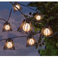 thumbnail image 1 of Guirlande lumineuse en V en rotin 10CT, 1 of 1