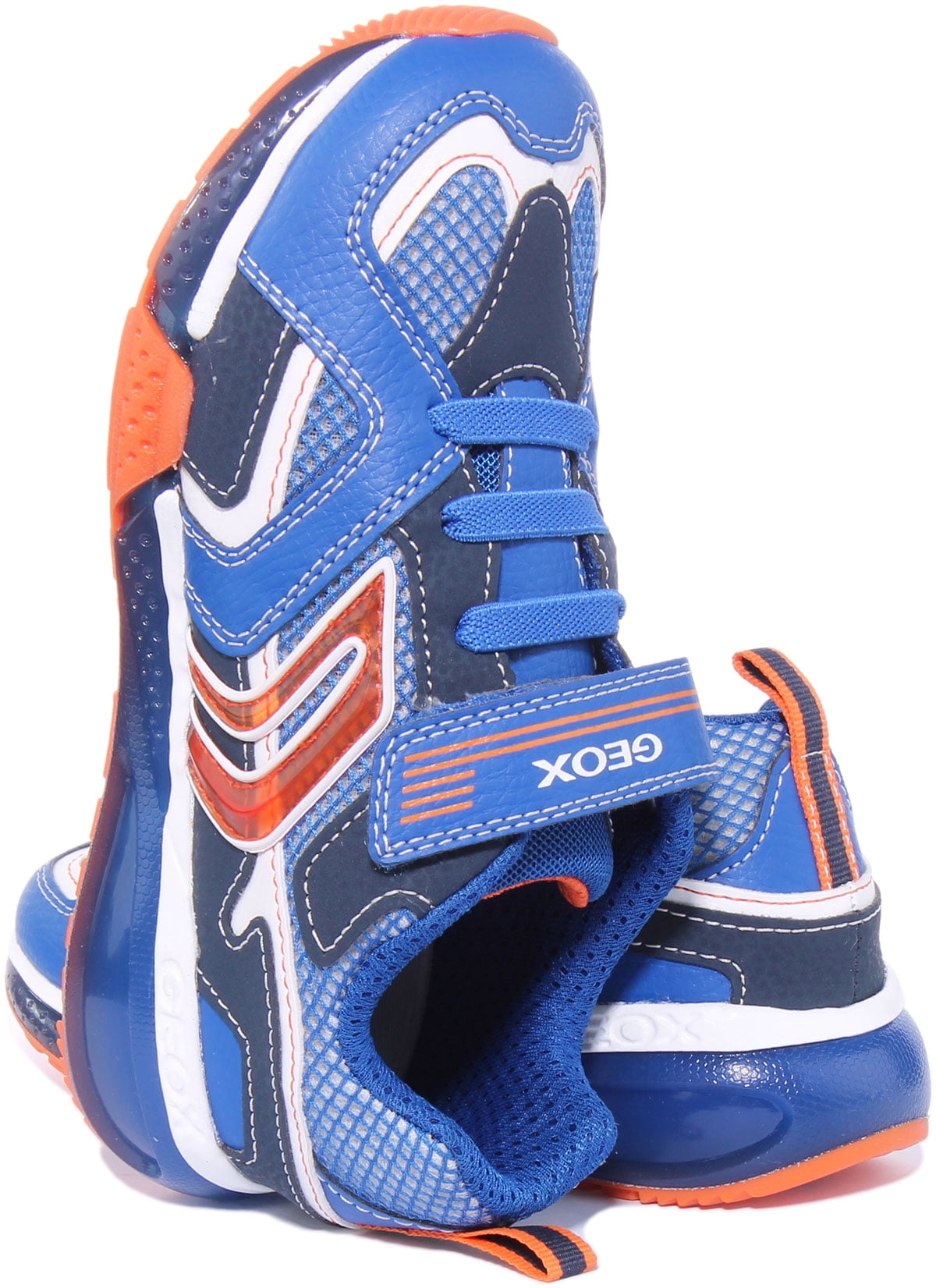 Slip Up Synthetic 1 J Blue In Trainers Kid\'s Bayonyc Size On Geox Mesh Light