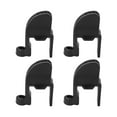thumbnail image 2 of 4pcs Versatile Nylon Pontoon Boat Clips - Boat Bumper Hangers for 1in and 1.25in Rectangular Tubes with 3/8in Rope Compatibility, 2 of 7