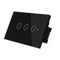 thumbnail image 3 of Commutateur WiFi Intelligent Tuya Norme 120 US - 3 Gang, Blanc, Universel Neutre/non Neutre, Commande Vocale Alexa, Utilisation via Application à Distance, Conception Compacte, Matériau Durable pour la Sécurité et le Confort à la Maison et au Bureau, 3 of 6