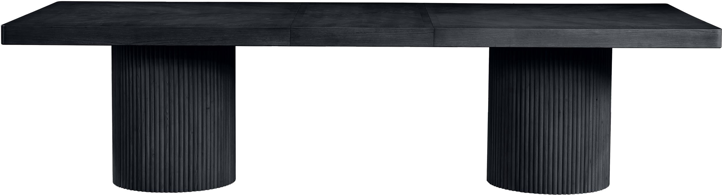 Meridian Furniture Belinda Black Acacia  with Veneer Dining Table