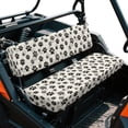 thumbnail image 2 of HUIACONG Dog Paw Print UTV Seat Covers Waterproof Breathable 2 PSC UTV Seat Covers Non-Slip Soft Fit for Kawasaki Mule 3000 3010 3020, 2 of 7