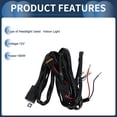 thumbnail image 4 of Kit de reparación de cable de faros Unique Bargains No.4016007 para Polaris General/General 4 2019-2024 Luz interior Conector de faros 304.8 cm 1 Pc, 4 of 7