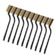thumbnail image 5 of 40 Piezas Cepillo de Alambre Cepillo de Metal para Limpiar Escoria de Soldadura Y Cepillo de Rasguño de óXido Cepillo de Escoria de Manejar Curvo Cepillo de óXido de Alambre, 5 of 5